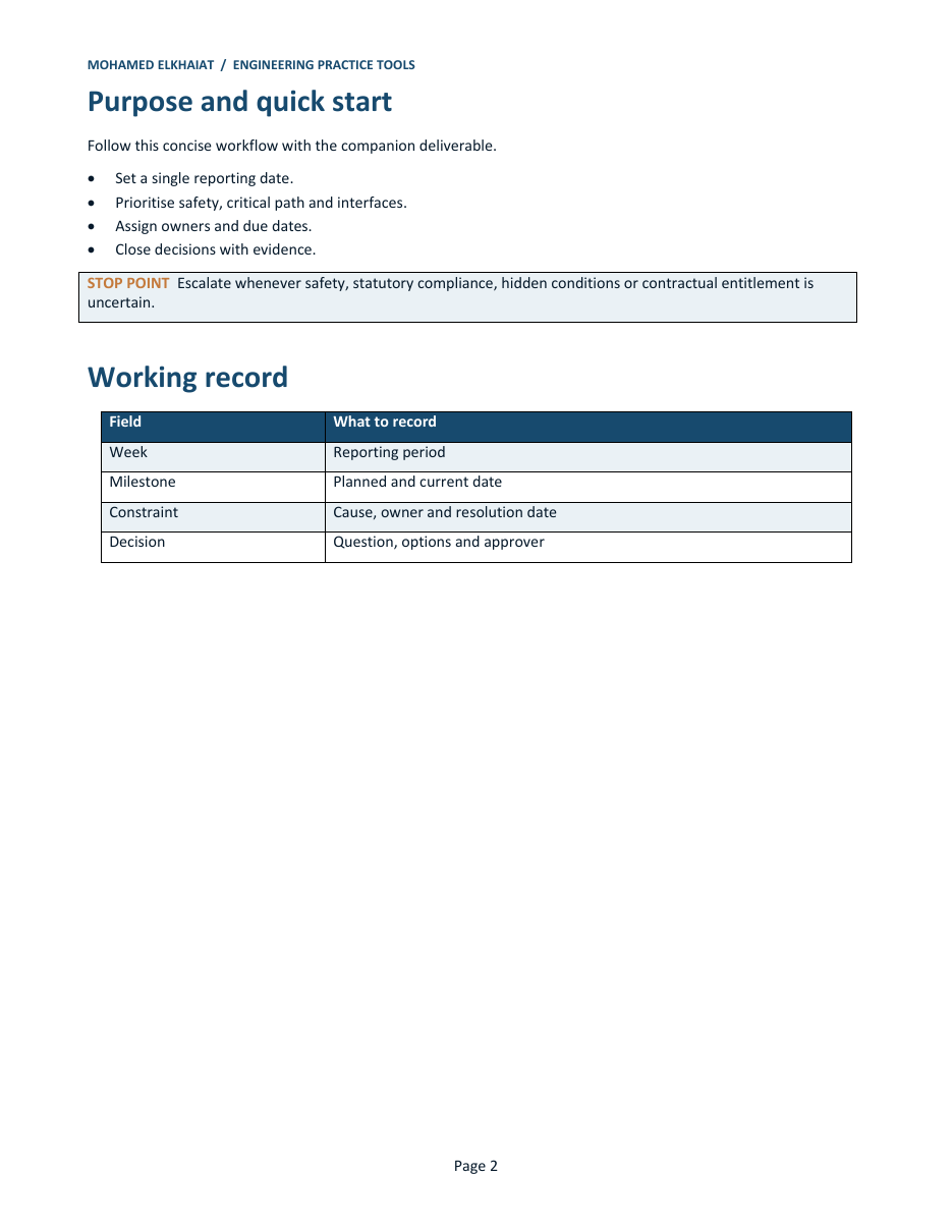 Project Engineer Planner screenshot 3