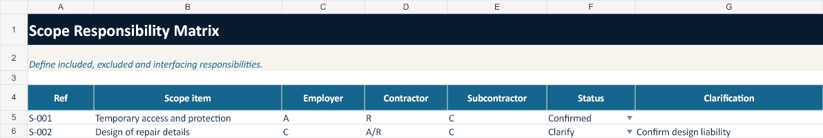 Contract & Tender Automation Pack screenshot 1