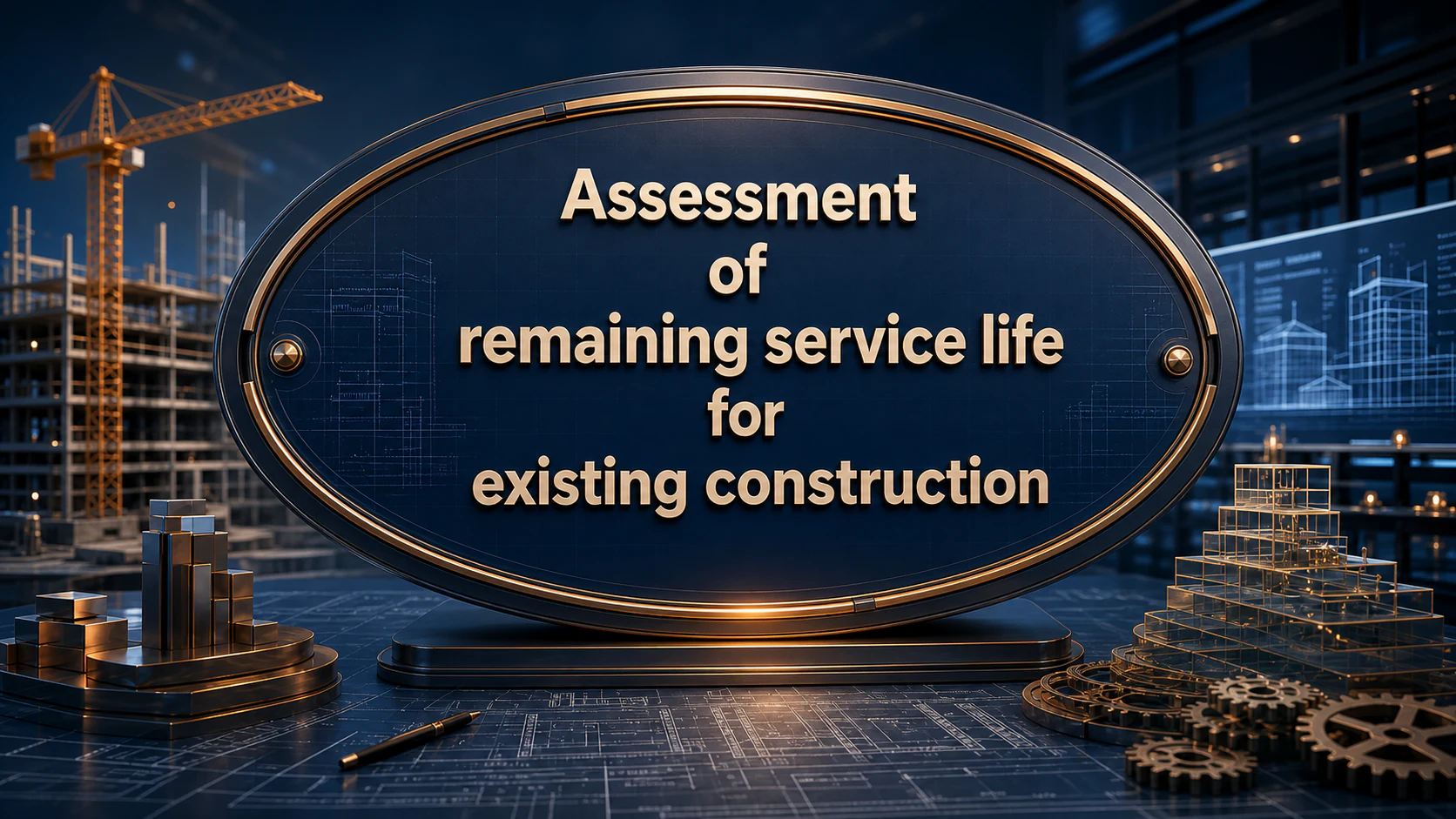 Assessment of remaining service life for existing construction