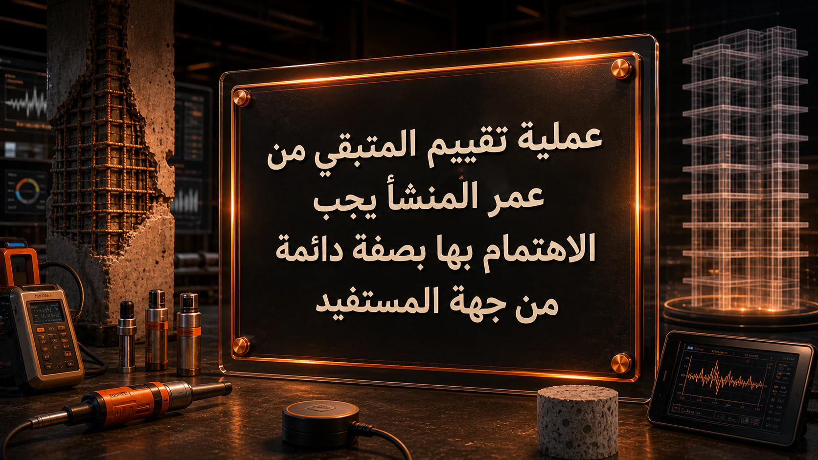 عملية تقييم العمر المتبقي للمنشأ